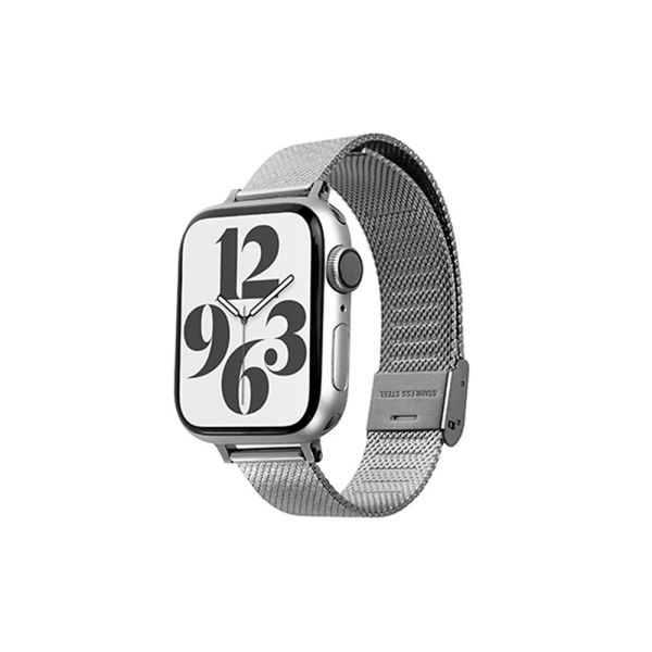 LAUT 萊德 新米蘭 不銹鋼 錶帶 銀 Apple Watch 38 40 41 42 44 45 46 49mm 