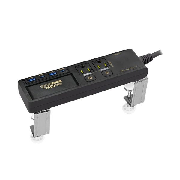 Palladium 3開4插 2+3P GaN65W+QC3.0 快充延⾧線 充電器 延長線 K-202PLC+C 