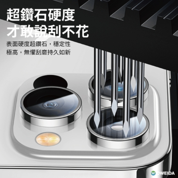 Oweida 星耀 保護貼 鋁金屬 保護鏡 鏡頭貼 9H 鏡頭 玻璃貼 適 iPhone 16 Plus Pro Max 