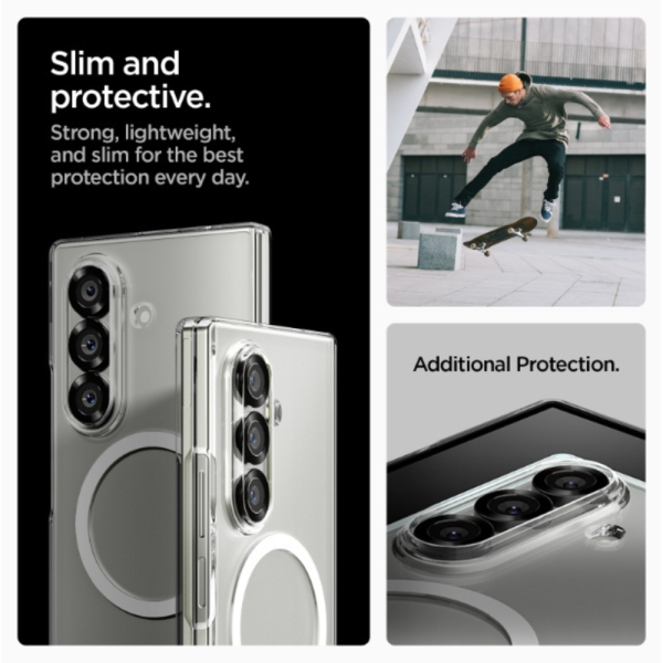 Spigen 手機殼 防摔殼 保護殼 透明殼 磁吸 Galaxy Z Fold 7 Air Skin MagFit 