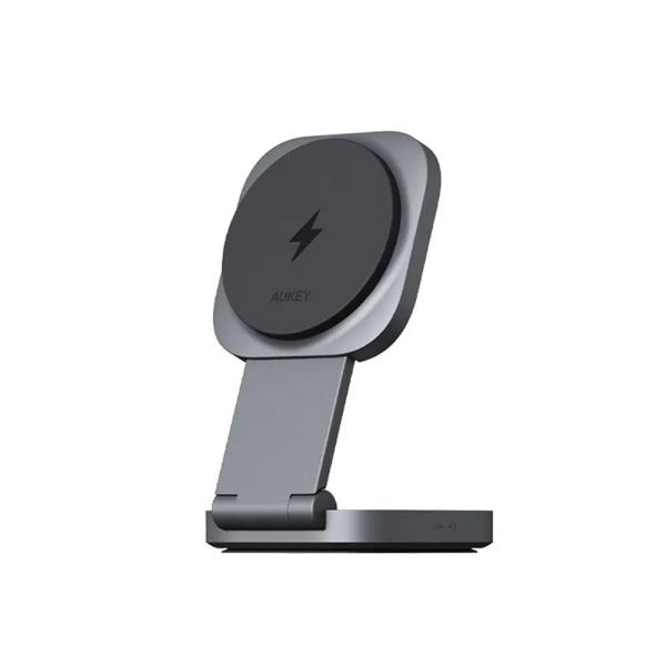 AUKEY MagFusion L 二合一 Qi2 磁吸 折疊式 無線 充電器 iPhone 17 16 15 