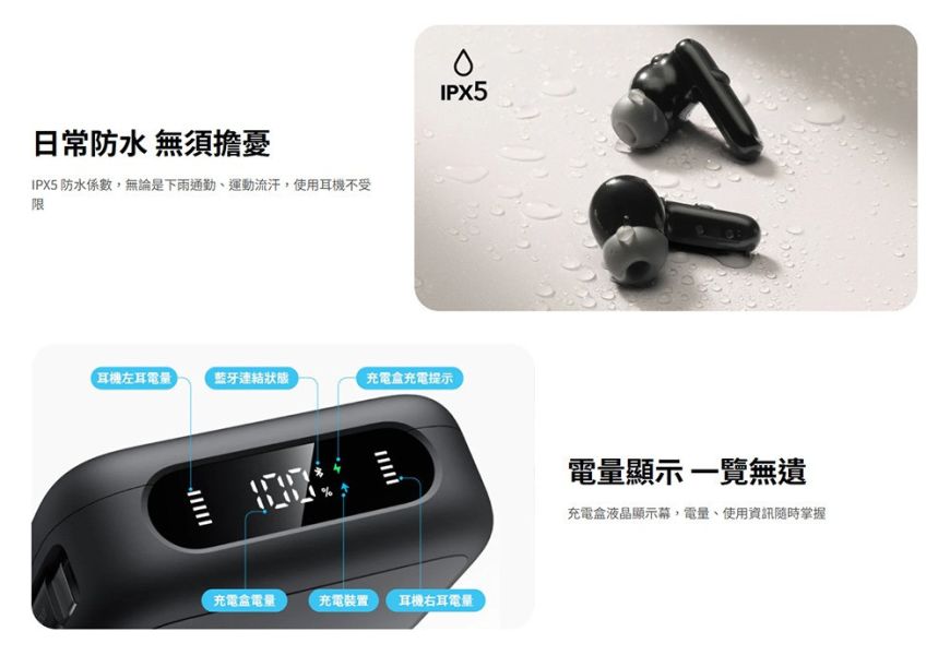 Soundcore P41i 二合一 行動電源 降噪 真無線 藍牙 耳機 