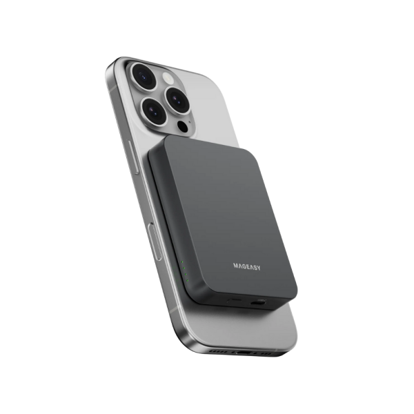 MAGEASY 魚骨牌 MagPower 行動電源 磁吸  充電器 迷你 5000 mAh iPhone 16  s25 