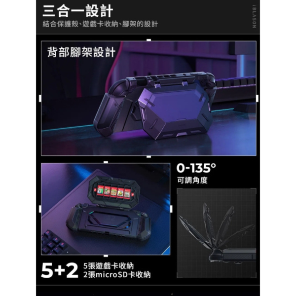 i Blason 防摔殼 多功能 保護殼 支架 支架殼 任天堂 遊戲機 Nintendo Switch 2 