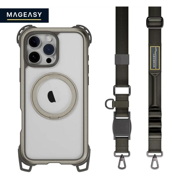 Odyssey Ultra M 終極防摔磁吸支架掛繩手機殼（支援MagSafe） 
