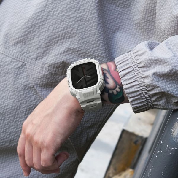 SKINARMA Mecha 一體成形 錶帶 手錶殼 保護殼 Apple Watch 44 45 49 mm 