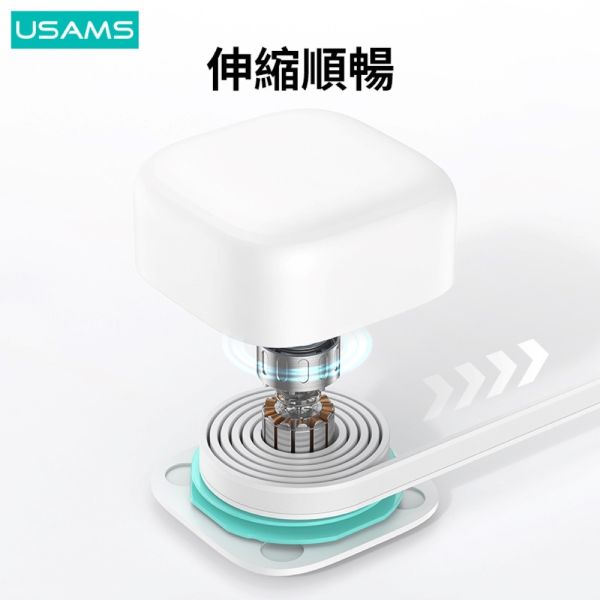 USAMS PD 45W 18000 mAh 快充 大容量 多功能 自帶線 筆電 行動電源 iPhone 16 17 