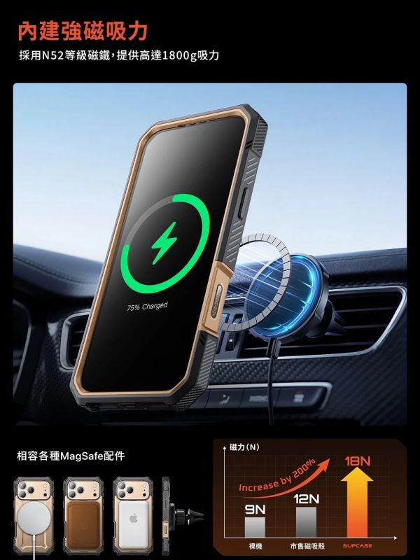 SUPCASE 手機殼 UB Grip Pro 極致 磁吸殼 支架殼 軍規 防摔殼 iPhone 17 Pro Max 