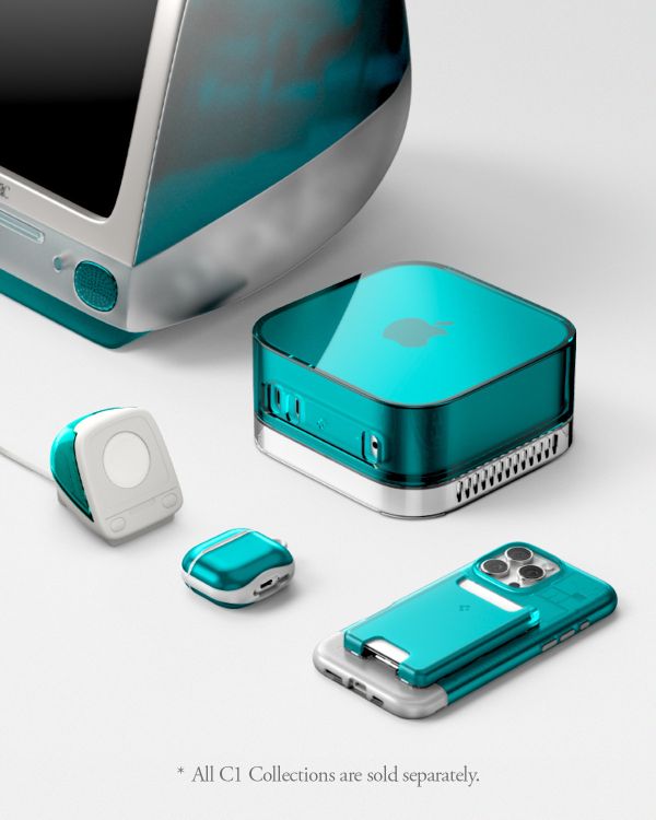 Spigen 經典 iMac G3 造型 支架 充電座 Apple Watch s10 Classic C1 