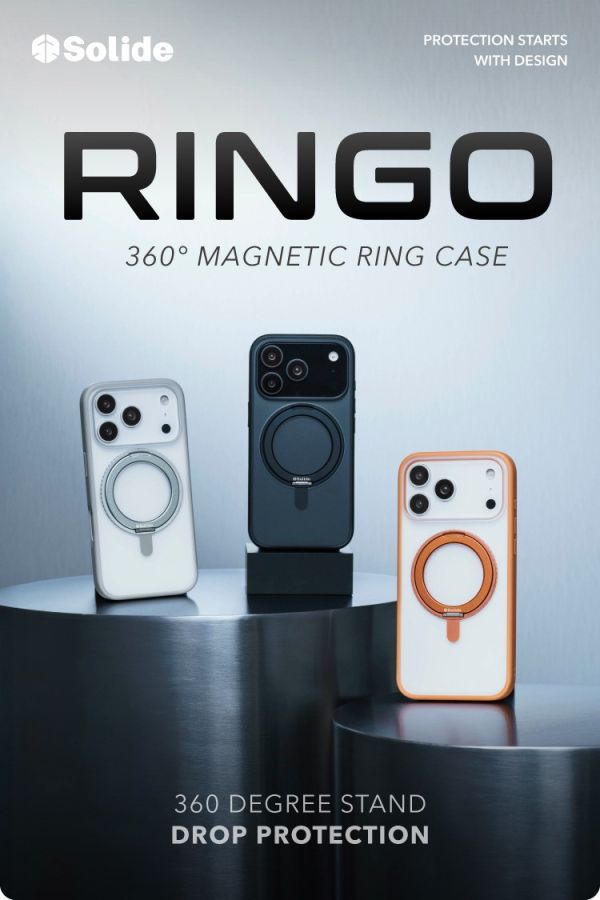 SOLiDE RINGO 360磁吸 支架 手機殼 保護殼 iPhone Air 17 Pro Max 