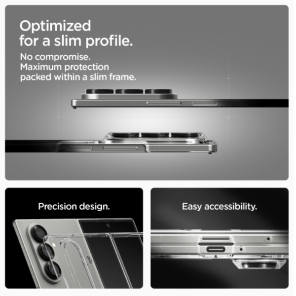 Spigen 手機殼 防摔殼 保護殼 透明殼 磁吸 Galaxy Z Fold 7 Air Skin MagFit 