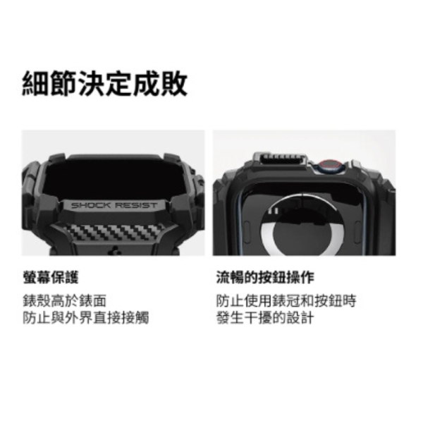 Spigen rugged 一體成型 手錶 保護殼 防摔殼 手錶殼 錶框 Apple Watch s10 46 42mm 