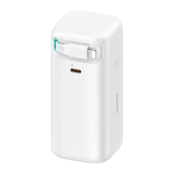 USAMS PD 45W 18000 mAh 快充 大容量 多功能 自帶線 筆電 行動電源 iPhone 16 17 