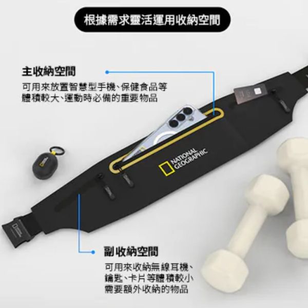 國家地理 NatGeo Running Belt 隨行運動腰包 收納包 運動包 腰包 