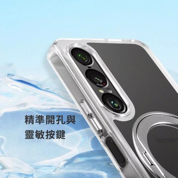 DAPAD 冰晶 旋轉 支架 磁吸 保護殼 透明殼 手機殼 適 OPPO RENO 14F pro 