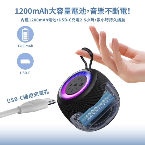 Wildex TWS 無線 便攜 環繞聲 藍芽 音箱 喇叭 支援通話 外接音響 手機 iPhone 16 S25 17 