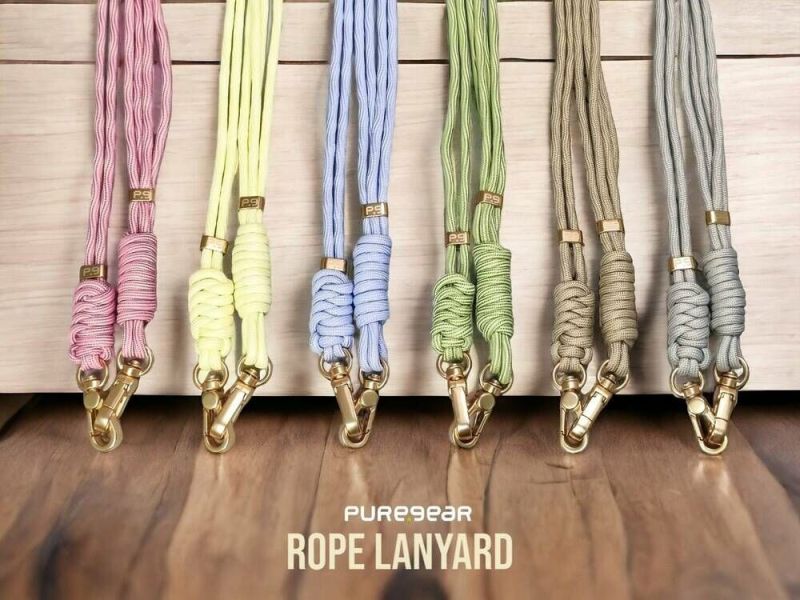 PureGear 手機背帶 重磅 運動休閒 掛繩 鋅合金 尼龍 編織 皮革 掛帶 適 iphone 17 16 15 
