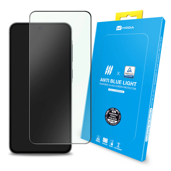 hoda 玻璃貼 抗藍光 9h 德國萊茵 RPF20 保護貼 螢幕貼 適 Samsung A56 A36 
