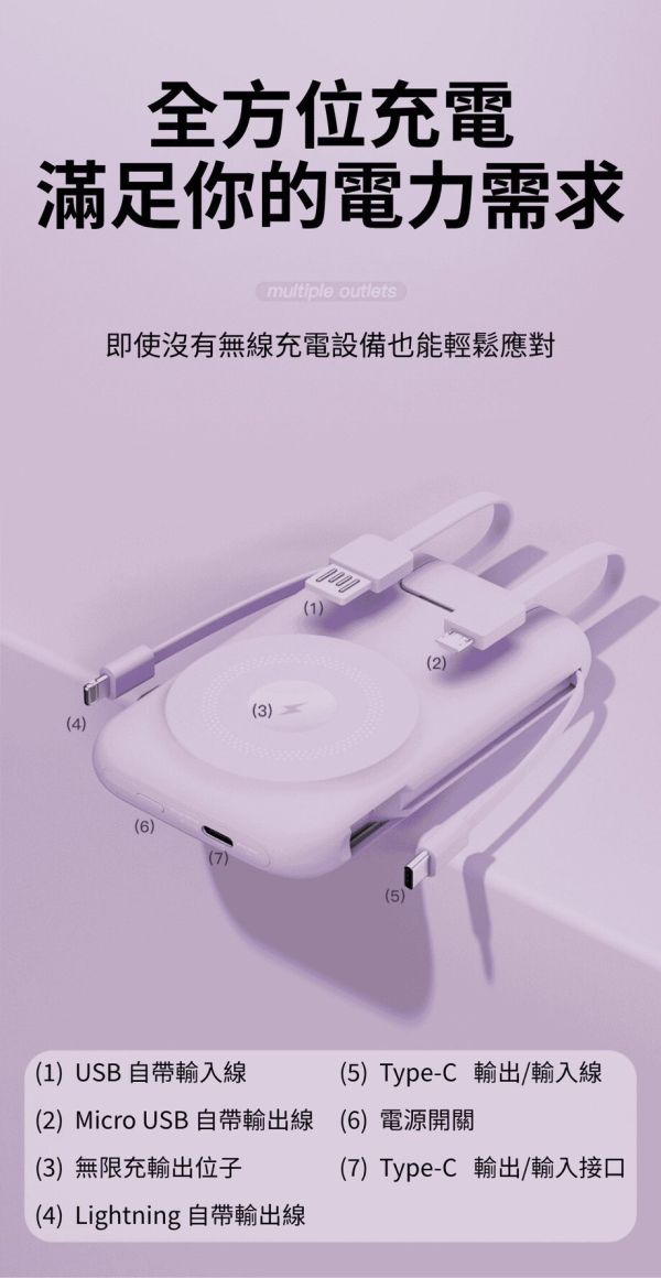ONAIR k1 磁吸 無線充電 支架 自帶線 快充 行動電源 iPhone 17 16 15 