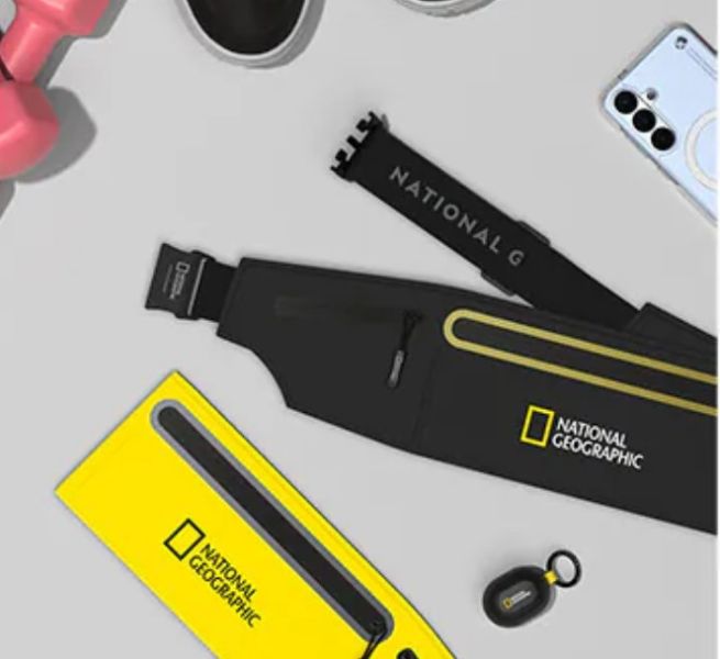 國家地理 NatGeo Running Belt 隨行運動腰包 收納包 運動包 腰包 