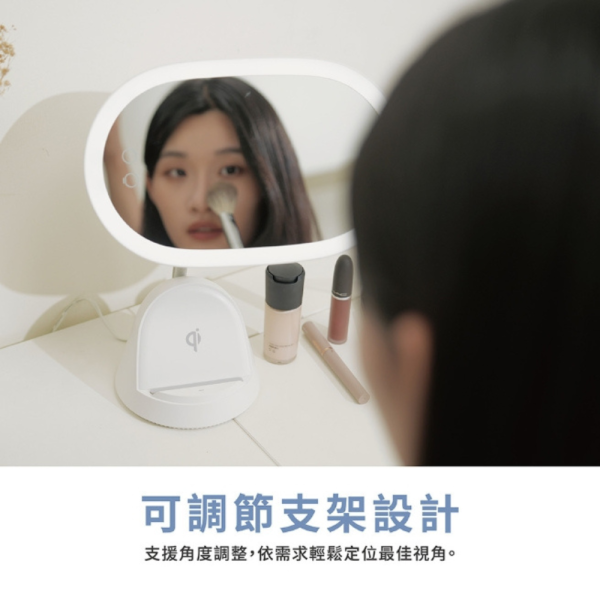 PUREGEAR 普格爾 無線 LED 折疊 化妝鏡 美妝鏡 梳妝鏡 燈桌鏡 補光帶 