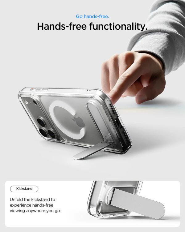 Spigen Ultra Hybrid S MagFit 支架 磁吸 保護殼 iPhone 17 pro max 