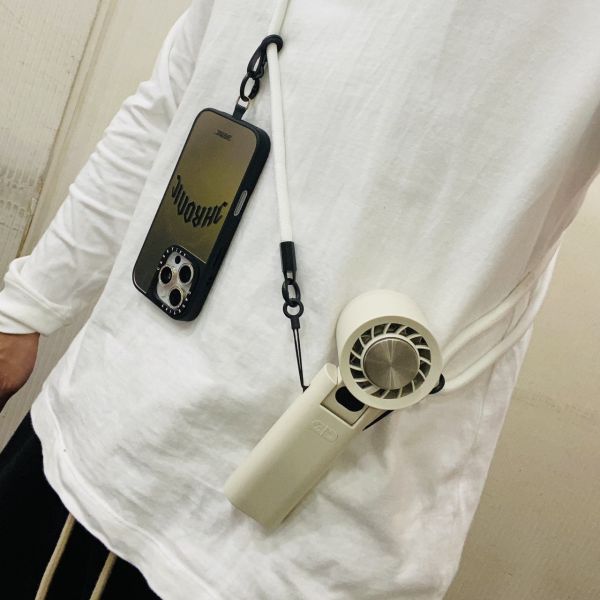 樂米 LARMI 隨身 LMF08 手持 渦輪扇 電風扇 風扇 循環扇 露營風扇 長續航 戶外風扇 手機掛繩 掛繩 製冷 