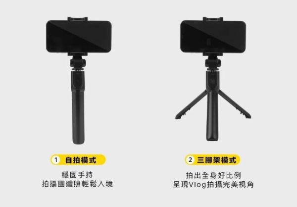 國家地理 NatGeo 藍芽 二合一 6段 伸縮自拍桿 三腳架 適用 iphoen 16 15 14 s25 