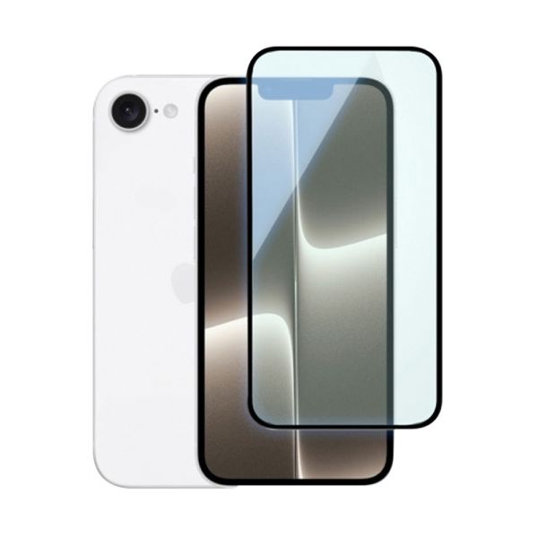膜力威 德國萊因 TÜV BLR60 AR 增透 抗藍光 2.5D 滿版 9H 玻璃貼 保護貼 Apple iPhone 16e 