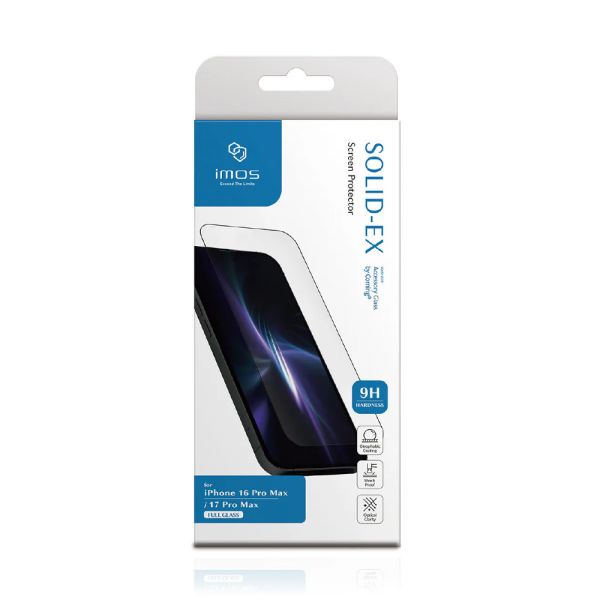 imos 2.5D 黑邊 康寧 9H 玻璃貼 AGbc 螢幕貼 保護貼 iPhone 17 Air Pro Max 