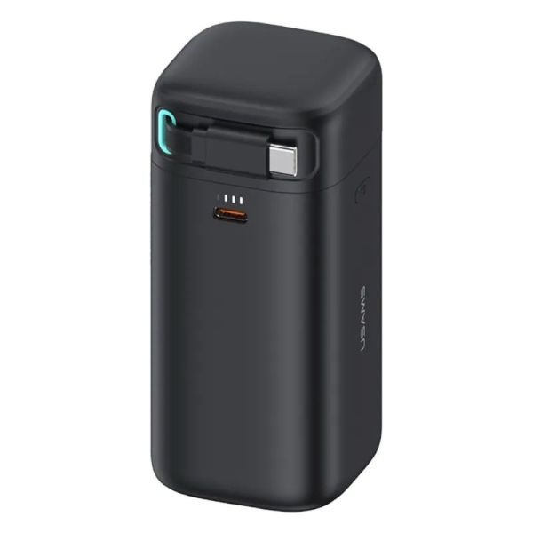USAMS PD 45W 18000 mAh 快充 大容量 多功能 自帶線 筆電 行動電源 iPhone 16 17 