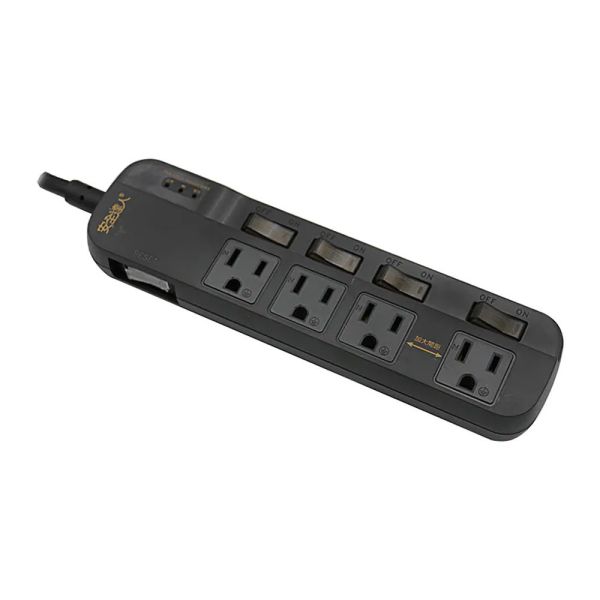 安全達人 5開4插3P 蜂鳴器延長線 充電器 延長線 自動斷電 K-63WF 