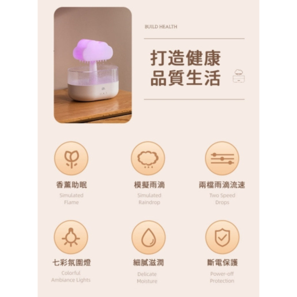 樂米 LARMI 香薰機 雲朵 小夜燈 