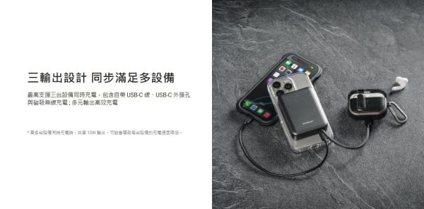 MAGEASY 魚骨牌 MagPower 行動電源 磁吸 充電器 迷你 10000 mAh iPhone 16  s25 