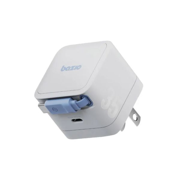 BazicRetrek 35W PD自帶線 快充 電源供應器 充電器 充電頭 適 iPhone 17 16 15 s25 