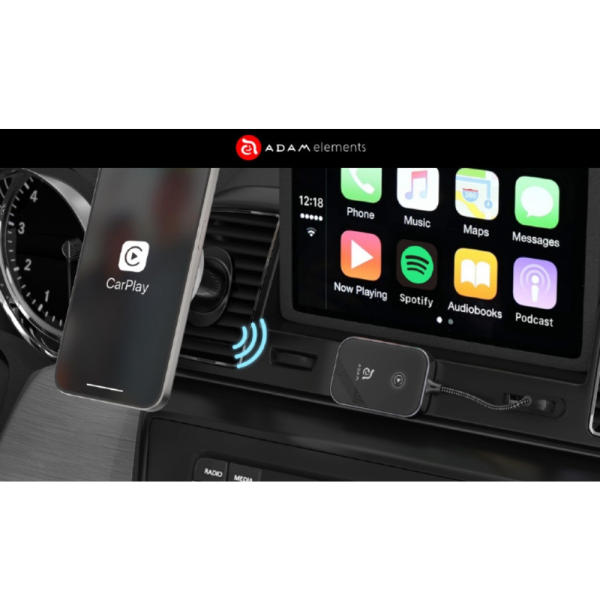 ADAM 亞果元素 CarGo CarPlay 無線接收器 iPhone 專用 