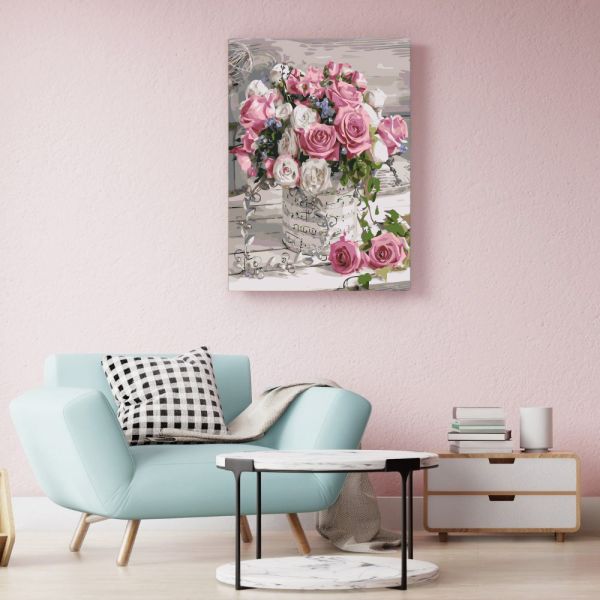 薔薇奏鳴曲｜MANTO創意數字油畫 花朵畫,數字油畫,manto,數字畫