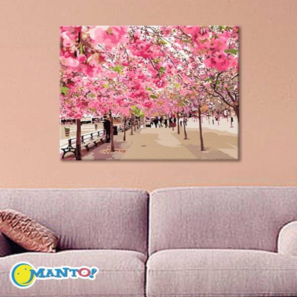 花都巴黎｜MANTO創意數字油畫(4050) 巴黎,風景畫,數字油畫,manto,台灣數字油畫,數字油畫批發,數字油畫團購