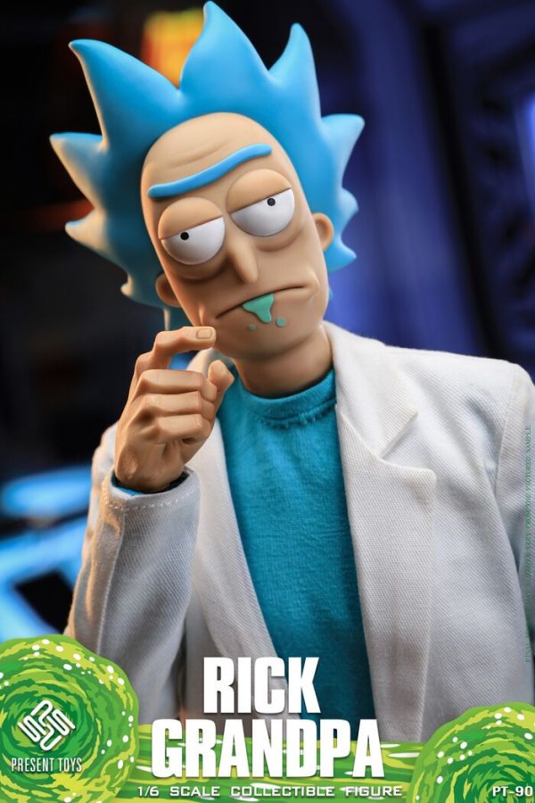 PRESENT TOYS 1/6 瑞克和莫蒂 Rick and Morty 瑞克爺爺 Rick 可動完成品 PRESENT TOYS 1/6 瑞克和莫蒂 Rick and Morty 瑞克爺爺 Rick 可動完成品