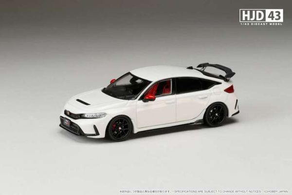 Hobby JAPAN 1/43 本田 Honda CIVIC TYPE-R (FL5) 十一代喜美 冠軍白 HJD431002W Hobby JAPAN 1/43 本田 Honda CIVIC TYPE-R (FL5) 十一代喜美 冠軍白 HJD431002W