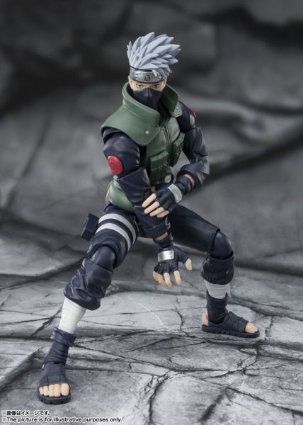 [再販] BANDAI S.H.Figuarts SHF 火影忍者 旗木卡卡西 威名遠撥的寫輪眼英雄 [再販] [數量限制] BANDAI S.H.Figuarts SHF 火影忍者 旗木卡卡西 威名遠撥的寫輪眼英雄