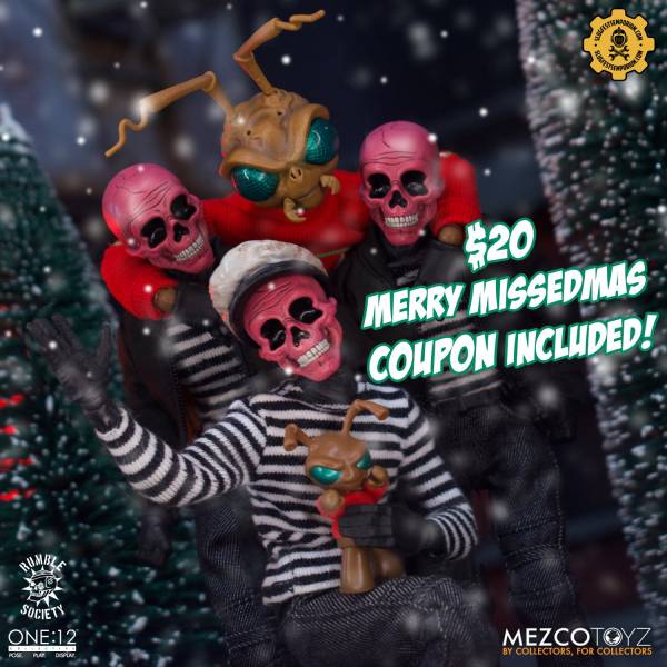 MEZCO TOYZ One:12 Collective Holiday Gomez 聖誕節螞蟻 可動完成品 MEZCO TOYZ,One:12 Collective,Holiday Gomez,聖誕節螞蟻,可動完成品,