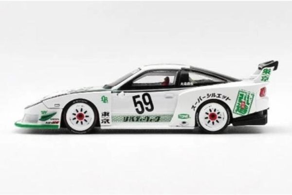 (預購) [吊卡版] MINIGT 1/64 日產 Nissan LB-Super Silhouette 180SX  White RHD MGT01181-BL 20260326 [吊卡版] MINIGT 1/64 日產 Nissan LB-Super Silhouette 180SX  White RHD MGT01181-BL