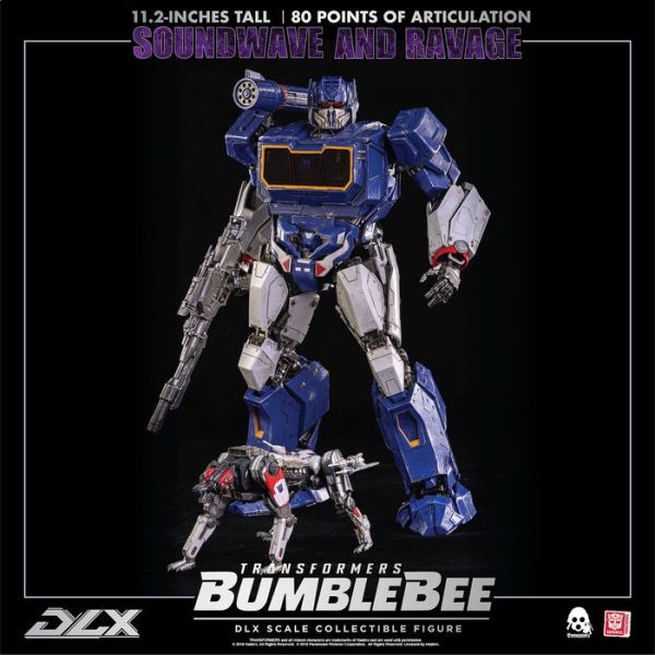 THREEZERO 變形金剛 大黃蜂 DLX 聲波及機械狗 可動完成品 THREEZERO 變形金剛 大黃蜂 DLX 聲波及機械狗 可動完成品