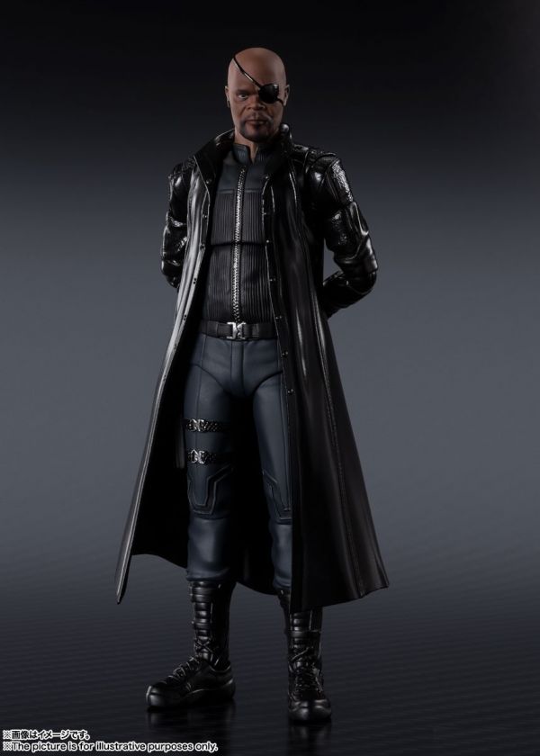 BANDAI S.H.Figuarts SHF 漫威 MARVEL 復仇者聯盟 尼克·福瑞 可動公仔 BANDAI,S.H.Figuarts,SHF,漫威,MARVEL,復仇者聯盟,尼克,·,福瑞,可動公仔,