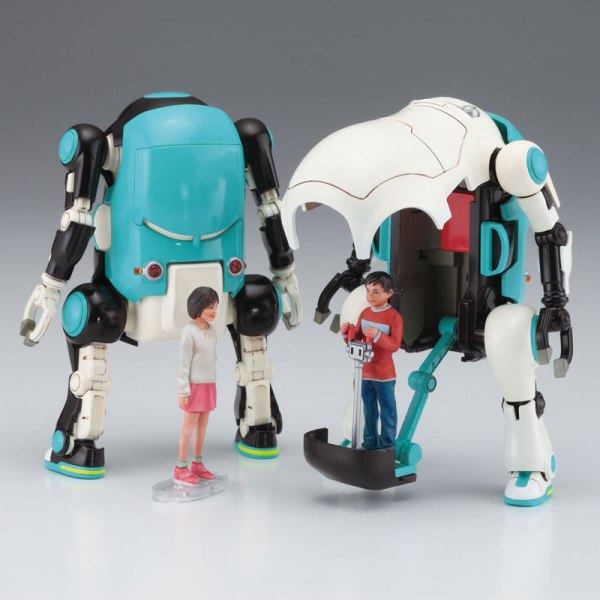 HASEGAWA 1/35 MechatroWeGo No.02 牛奶＆可可 組裝模型 HASEGAWA,1/35,MechatroWeGo,No.02,牛奶,＆,可可,組裝模型,