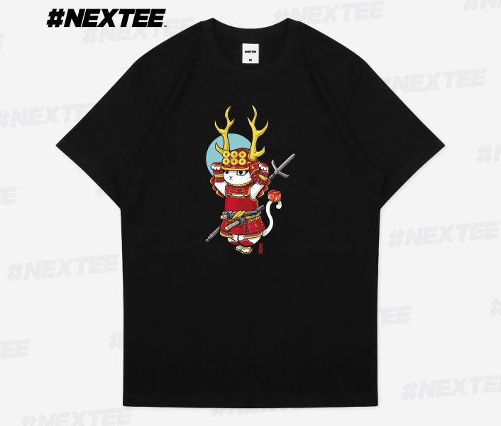 NEXTee KONEKO 真田幸村 短袖T恤 白色＆黑色 NEXTee KONEKO 真田幸村 短袖T恤 白色＆黑色