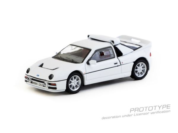 TARMAC WORKS 1/64 福特 Ford RS200 White T64P-001-WH TARMAC WORKS 1/64 福特 Ford RS200 White T64P-001-WH