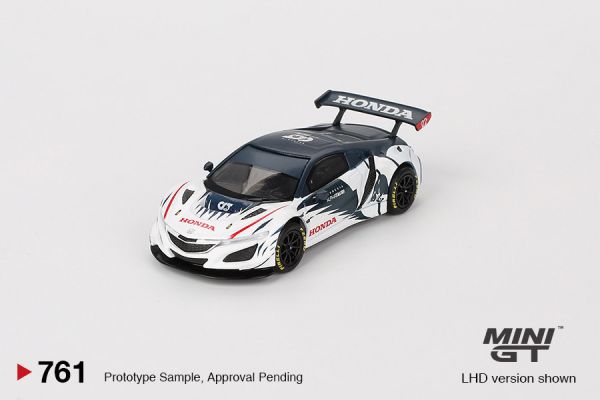 MINIGT 1/64 本田 Honda NSX GT3 EVO AlphaTauri Yuki Tsunoda 2023 Red Bull Formula Nurburgring 德國紐柏林 紅牛 方程式 角田裕毅 MINIGT 1/64 本田 Honda NSX GT3 EVO AlphaTauri車隊德國紐柏林紅牛方程式2023參戰車 角田裕毅 左駕