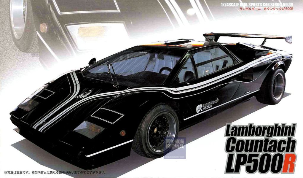 1/24 Lamborghini Countach LP500R FUJIMI RS39 富士美 組裝模型 FUJIMI,1/24,RS,LAMBORGHINI,MURCIELAGO,Countach,LP500R,